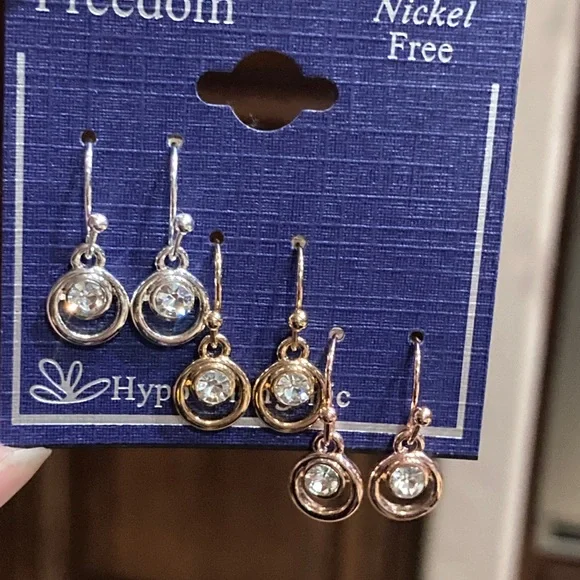 Simply Vera Vera Wang Colorful Heart Earrings & Freedom Dangle Earrings - Picture 7 of 8